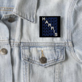 HARRIS-tekststacks Vierkante Button 5,1 Cm (In situ)