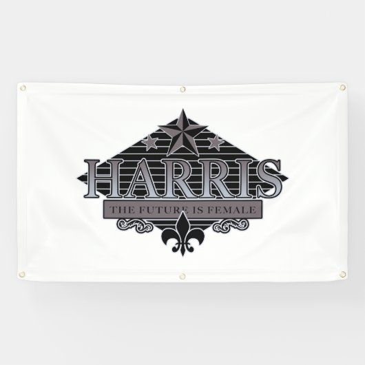 Harris The Future is Vrouw Spandoek (Horizontaal)