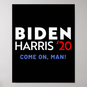 Harris tijdens de Man Liberal Democrats 2020 Poster