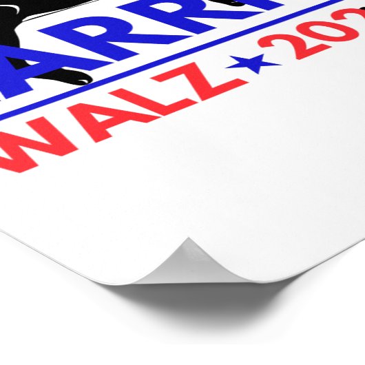 Harris Tim Waltz Harris Waltz 2024 Harris Cat Poster (Hoek)