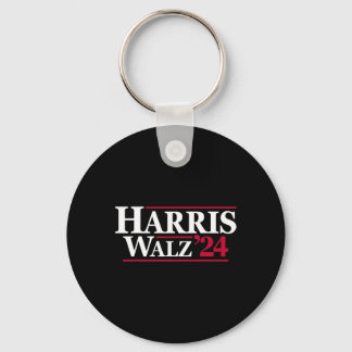 Harris Tim Walz 2024 24 voor President Brat USA T- Sleutelhanger