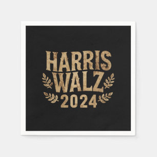 Harris Tim Walz Crest Harris Waltz 2024 Servet