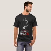 Harris Tim Walz Waltz 2024 VP Funny Cat Harris Wal T-shirt (Voorkant volledig)
