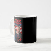 Harris Tim Walz Waltz 3  Koffiemok (Voorkant links)
