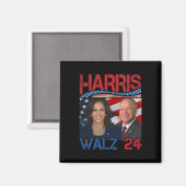 Harris Tim Walz Waltz 3 Magneet (Voorkant / Achterkant)