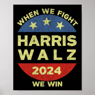 Harris Tim WAlzheimer 2024 - Als we vechten winnen Poster