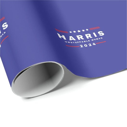 Harris Unstoppable Women | Verkiezingen 2024 Cadeaupapier (Rol Hoek)