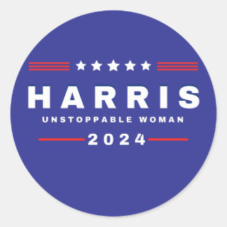 Harris Unstoppable Women | Verkiezingen 2024 Ronde Sticker