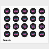 Harris voor de vrouwen van het volk ronde sticker (Vel)