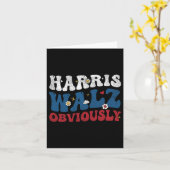 Harris Voor President 2024 Kaart (Gele Bloem)