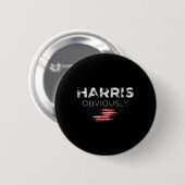 Harris voor President 2024 Ronde Button 5,7 Cm (Voorkant /achterkant)
