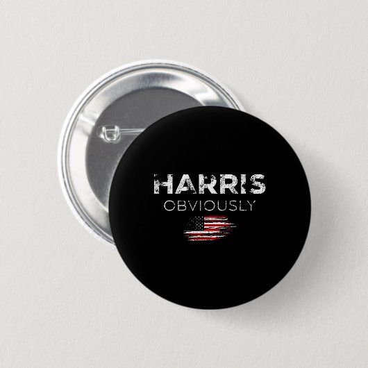 Harris voor President 2024 Ronde Button 5,7 Cm (Voorkant /achterkant)
