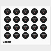 Harris voor President 2024 Ronde Sticker (Vel)
