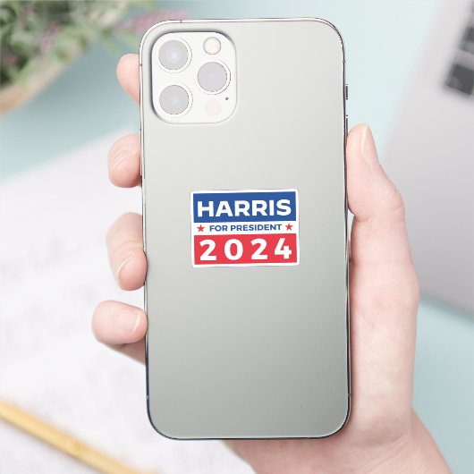 Harris voor President 2024 Sticker (Telefoon)