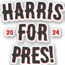 Harris voor President 2024 Sticker
