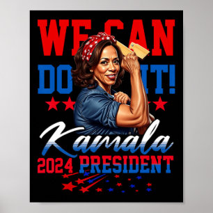 Harris voor President 2024 We Can Do It! Poster