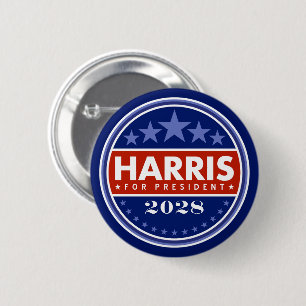 Harris voor President 2028 Ronde Button 5,7 Cm