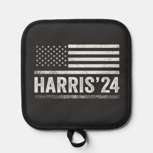 Harris Voor President Democraat Verkiezing Amerika Pannenlap (Voorkant)