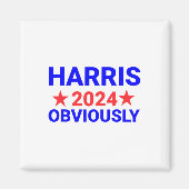 Harris voor President natuurlijk 1 Magneet (Voorkant)