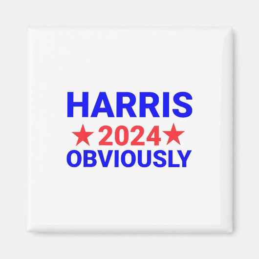Harris voor President natuurlijk 1 Magneet (Voorkant)
