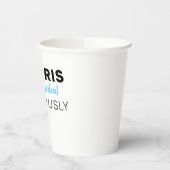 Harris voor President natuurlijk 2024 Papieren Bekers (Links)