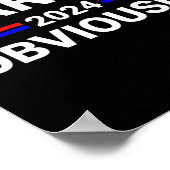 Harris voor President natuurlijk 2 Poster (Hoek)