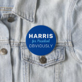 Harris voor President uiteraard 2024 teken Ronde Button 7,6 Cm (In situ)