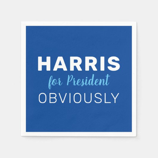 Harris voor President uiteraard 2024 teken Servet (Voorkant)