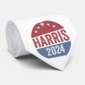 Harris Voor President Verkiezing Democraten Amerik Stropdas (Opgerold)