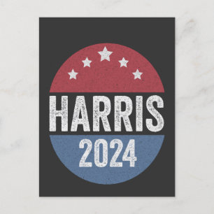 Harris voor President Verkiezingsdemocraten Amerik Briefkaart