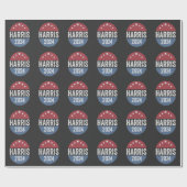 Harris voor President Verkiezingsdemocraten Amerik Cadeaupapier (Vlak)