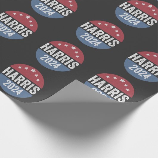 Harris voor President Verkiezingsdemocraten Amerik Cadeaupapier (Hoek)