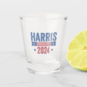 Harris voor President Verkiezingsdemocraten Amerik Shot Glas (Voorkant)