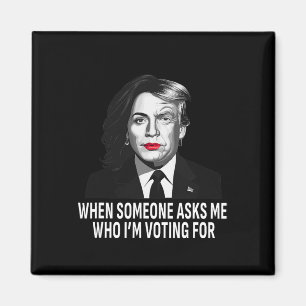 Harris vs Donald Trump Grappige Verkiezingsmeme Magneet
