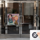 Harris vs Trump Raamsticker (Kantoordeur)