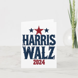 Harris W 2024 Verkiezing Kamala Harris Tim Waltz 2 Kaart