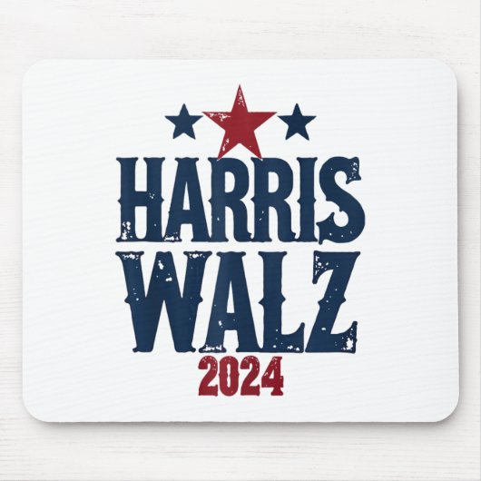 Harris W 2024 Verkiezing Kamala Harris Tim Waltz 2 Muismat (Voorkant)