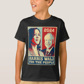 Harris W 2024 voor de Democraten stemmen Kamala T-shirt