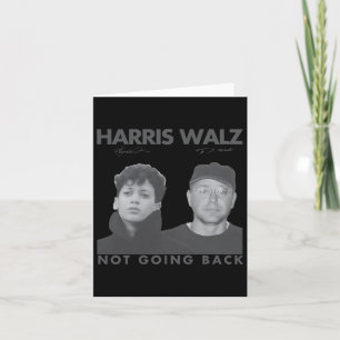 Harris W Niet Terug Naar 80s Foto Retro 2024 Stemm Kaart