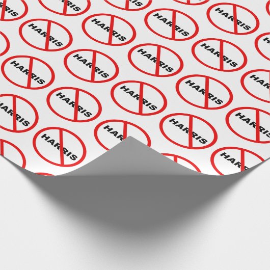 Harris Waarschuwing ga daar niet heen! Cadeaupapier (Hoek)