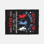 Harris Waltz 2024 Cat Lady Dance 2 Steps Forward N Fleece Deken (Voorkant (Horizontaal))