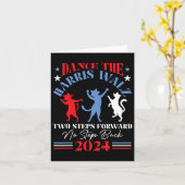 Harris Waltz 2024 Cat Lady Dance 2 Steps Forward N Kaart (Gele Bloem)