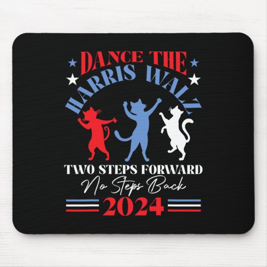 Harris Waltz 2024 Cat Lady Dance 2 Steps Forward N Muismat (Voorkant)
