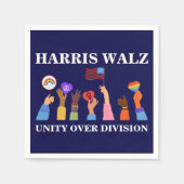 Harris Waltz 2024 Eenheid over Divisie Servet (Voorkant)