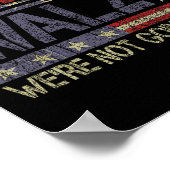 Harris Waltz 2024 Harris Waltz We gaan niet slecht Poster (Hoek)