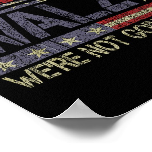 Harris Waltz 2024 Harris Waltz We gaan niet slecht Poster (Hoek)