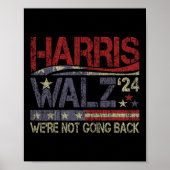 Harris Waltz 2024 Harris Waltz We gaan niet slecht Poster (Voorkant)
