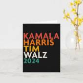 Harris Waltz 2024 Kaart (Gele Bloem)