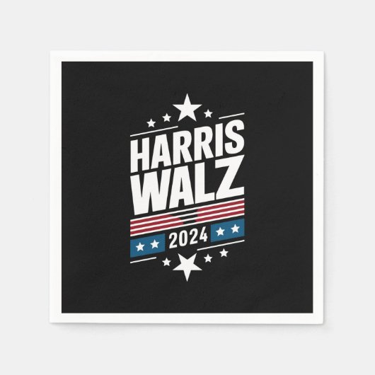 Harris Waltz 2024 Kamala Harris Tim Waltz 2024 Servet (Voorkant)