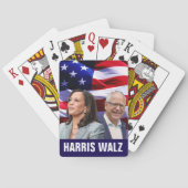 Harris Waltz 2024 - Kamala Harris Tim Waltz Pokerkaarten (Achterkant)